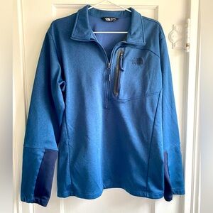 The North Face Men’s Half-Zip Pullover Sweatshirt | Blue | Size L